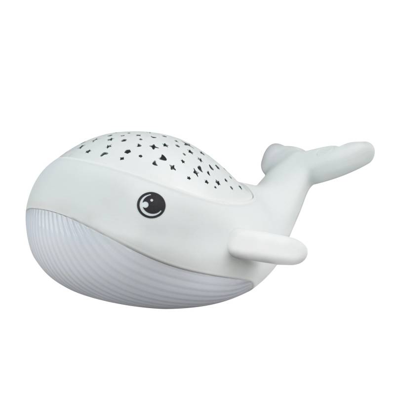 MegaLight LED-Nachtlicht Willy Whale mit Sternprojektor und Akku von MegaLight