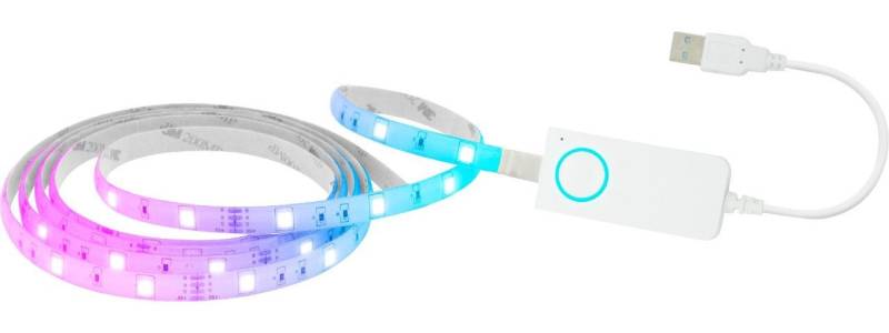 MegaLight MegaLight Smart LED Stripe Tuya USB RGB 2m 2 m RGB Smart-Home-Station, Dimmbar ohne Bewegungsmelder Smart Home-fähig von MegaLight