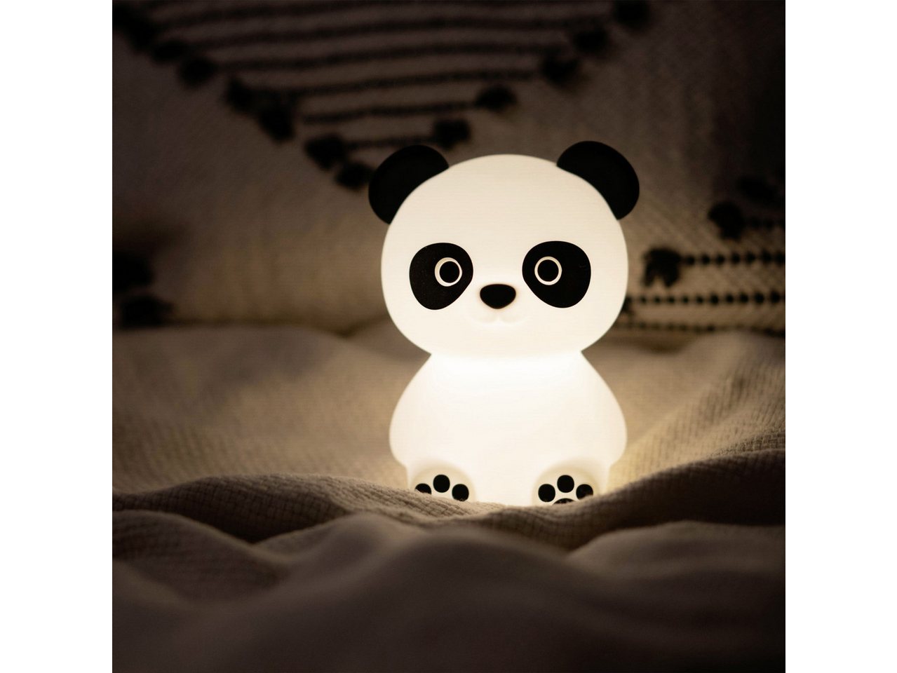 MegaLight Nachtlicht Megalight LED Deko Licht Paddy Panda 3W, RGBW, Inkl. Leuchtmittel, Dimmbar nicht Smart Home-fähig ohne Bewegungsmelder von MegaLight