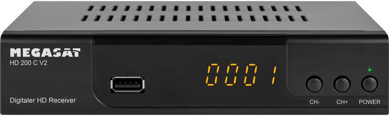 Megasat Receiver Empfänger 200 C V2 Dvb C Hdtv S/Pdif Hd Kabel Receiver Digital B-Ware von MegaSat