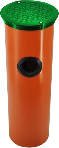 KG Rohr Abwasserrohr DN315 0,5m/1m mit 1/2/3/4 Anschluss DN110/DN160 Manschette Drainageschacht Deckel Grün Sickerschacht Schacht Kontrollschacht Drainage Dachrinne (1m Rohr 2x Manschette 110) von Megaa store