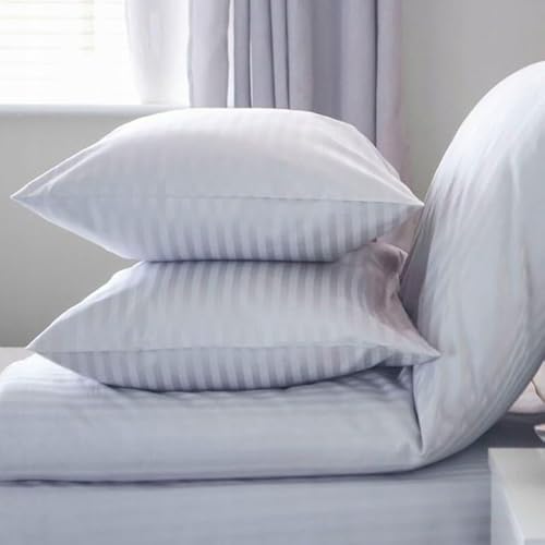 Megaa storeBettwäsche aus Mikrofaser | 2teilig oder 3teilig Weiß | Bettbezüge: 140x200 / 160x200 / 200x220 cm + 1 oder 2 Kissenbezüge 70x80 cm Bettwäsche-Sets (160x200cm + 2 Stücke 70x80cm) von Megaa store