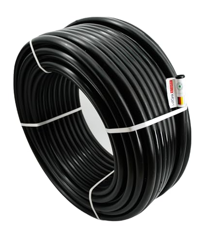 Rohr PN4 Bewässerung Wasserleitung 4 BAR | M16 M20 M25 M32 Verlegerohr Versorgungsleitung 10m bis 100m (32mm x 10m) von Megaa store