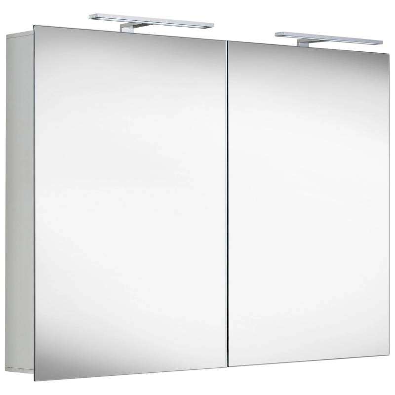 Megabad Profi Collection LED Spiegelschrank S100 Alu 100 von Megabad Profi Collection