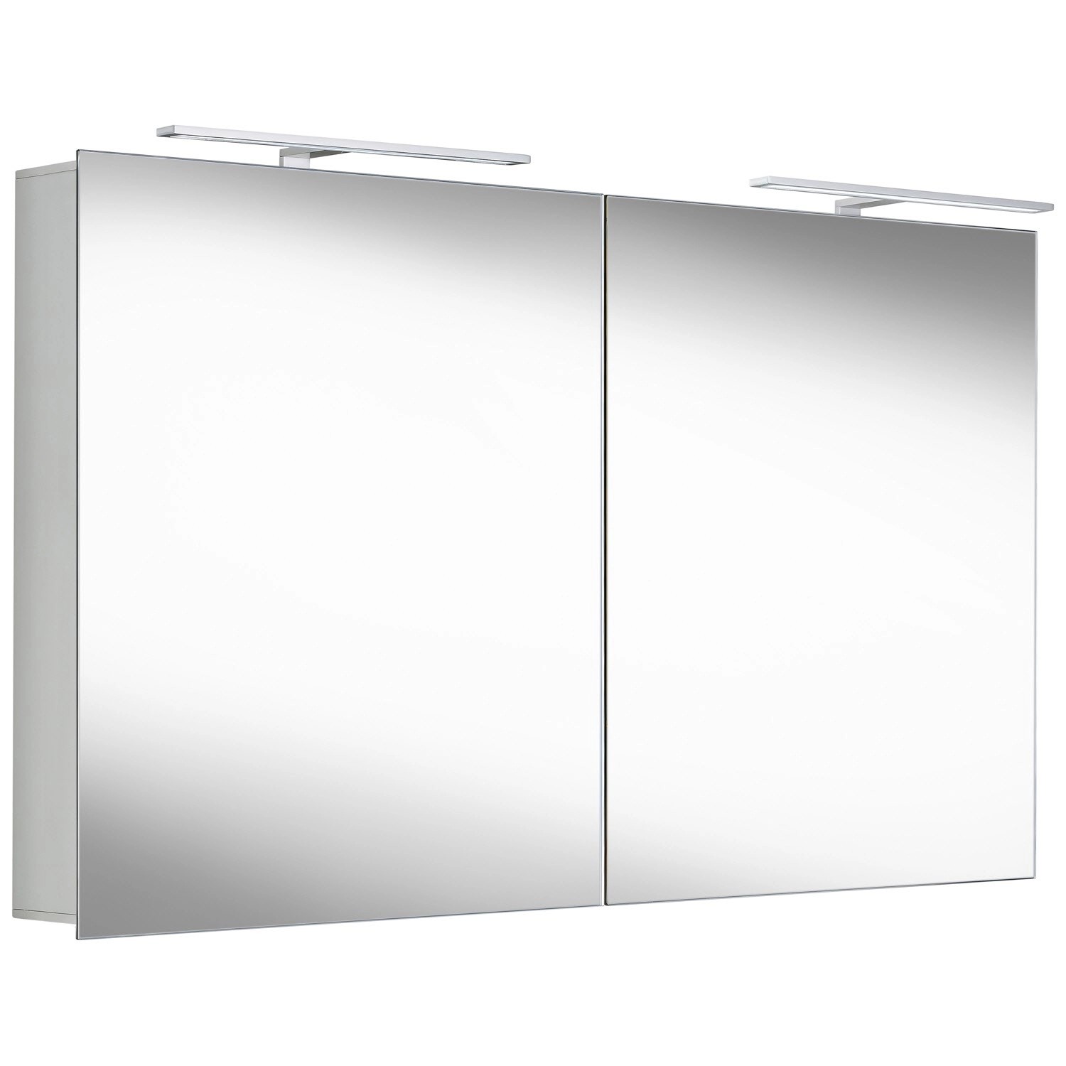 Megabad Profi Collection LED Spiegelschrank S120 Alu 100 von Megabad Profi Collection