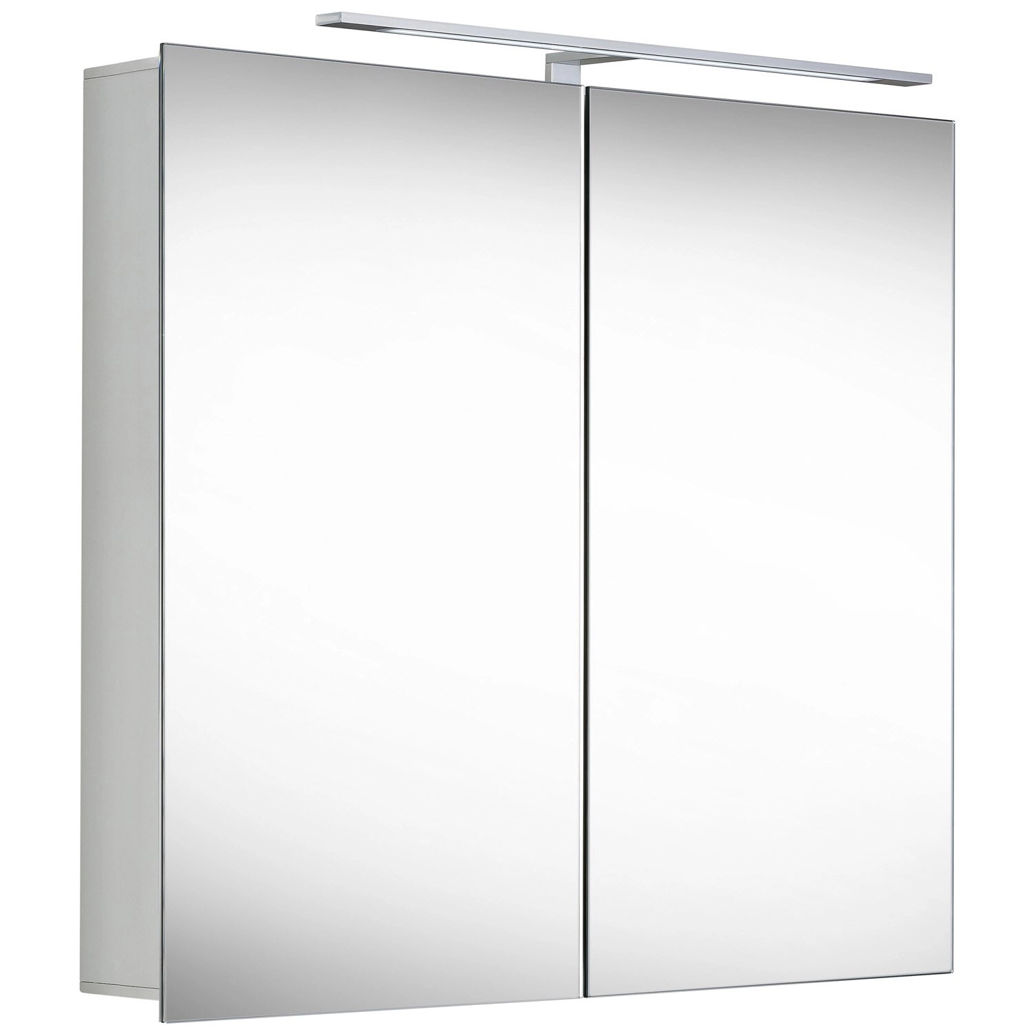 Megabad Profi Collection LED Spiegelschrank S80 Alu 100 von Megabad Profi Collection