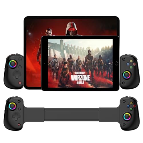 Megadream Game Controller für iOS/Android, Unterstützung iPad Pro 13inch, Telefon Tablet Wireless Gaming Controller Bluetooth Gamepad für PC Switch Xbox PS4 für COD,Cloud Gaming/Direct Play(schwarz) von Megadream