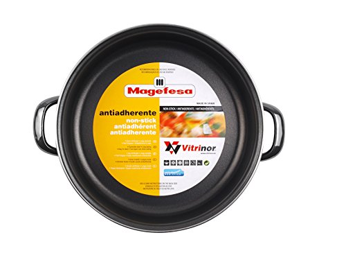 Megafesa Glass - Kuchenform, Durchmesser 28 cm, Farbe schwarz Glas von Magefesa