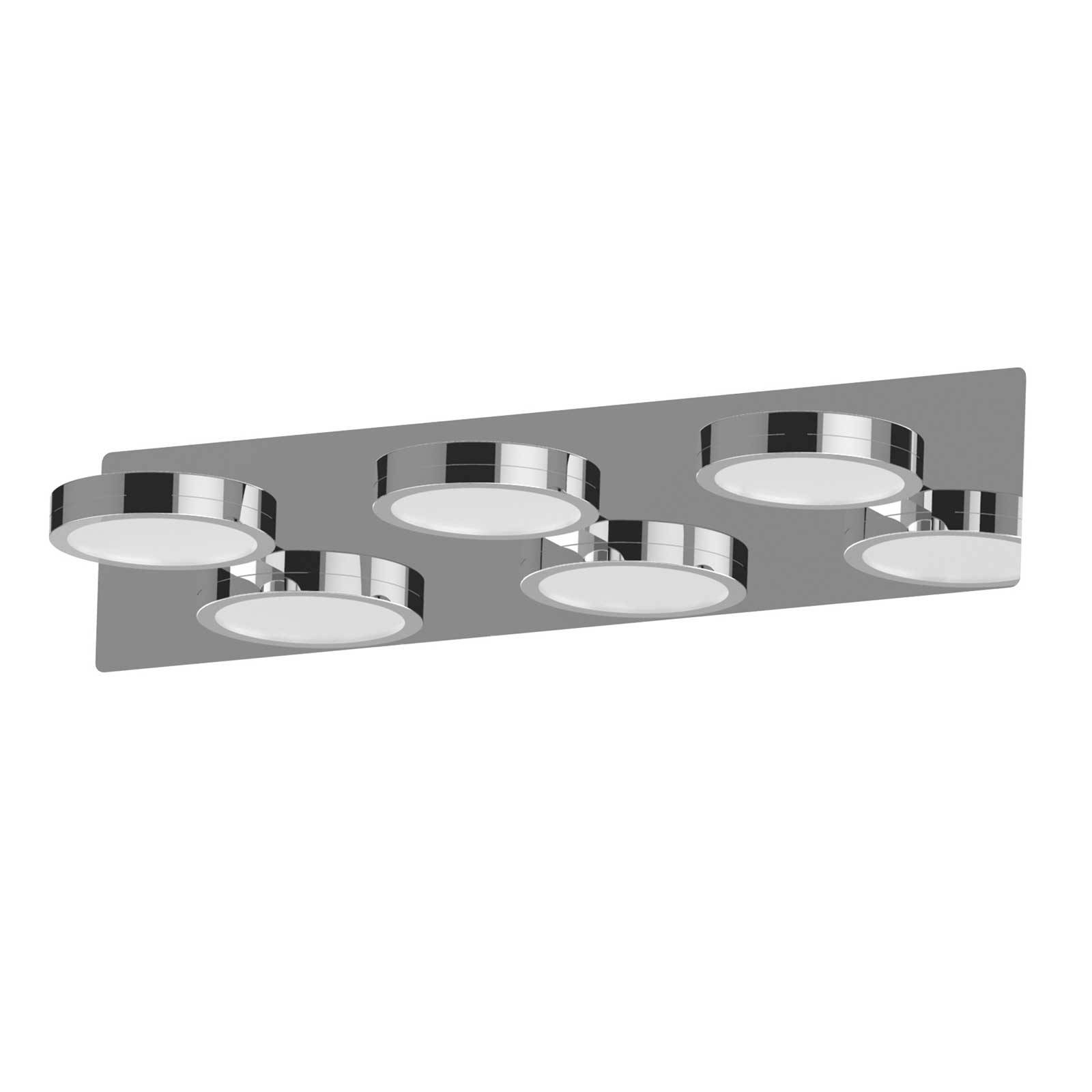 LIGHTME LED-Spiegelleuchte Aqua down chrom 3-flg. von LightMe