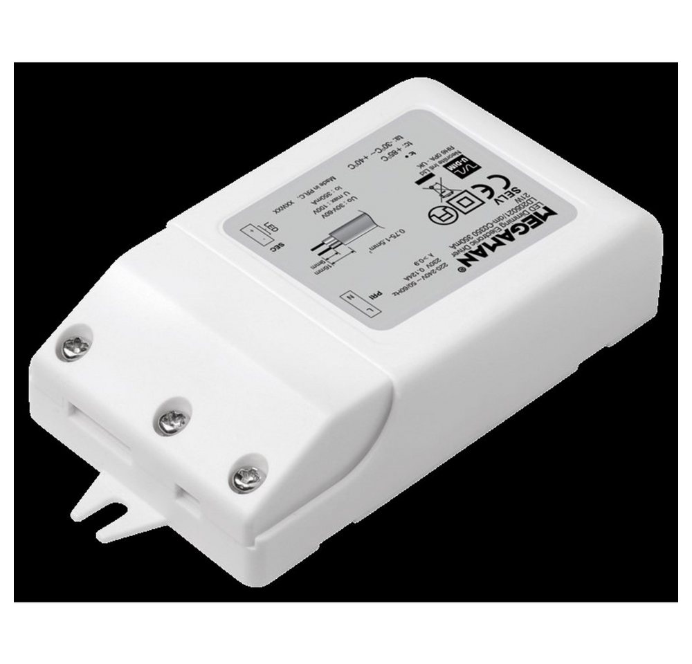 Megaman Megaman Puck LED-Treiber Konstantstrom 21 W 350 mA 30 - 60 V dimmbar LED Trafo Megaman Megaman Puck LED-Treiber Konstantstrom 21 W 350 mA 30 - 60 V dimmbar LED Trafo von Megaman
