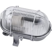 Megatron Ovalleuchte IP44 E27 grau MT69062 - MT69062 von Megaman