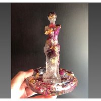 Benutzerdefinierte Göttin Aphrodite Venus De Milo Statue Schmucktablett, Aschenbecher Oder Altarbild Mit Echten Blumen Und Kristallen/Edelsteinen Benutzerdefinierte Göttin Aphrodite Venus De Milo Statue Schmucktablett, Aschenbecher Oder Altarbild Mit Echten Blumen Und Kristallen/Edelsteinen von MegandMoonCo