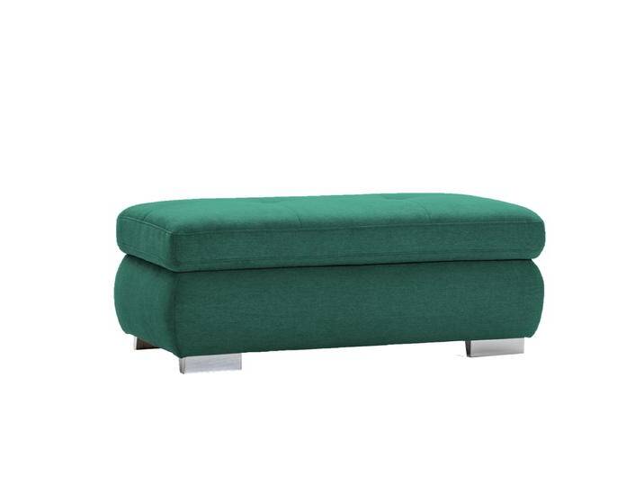 Megapol MP-IN16037 XXL-Hocker in Stoff petrol in behaglichem Design mit dekorativen Füßen wahlweise mit Stauraum lieferbar Megapol MP-IN16037 XXL-Hocker in Stoff petrol in behaglichem Design mit dekorativen Füßen wahlweise mit Stauraum lieferbar von Megapol