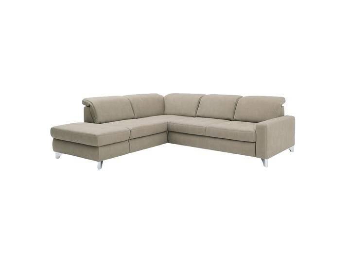 Megapol MP-IN19070 Ecksofa in beigem Stoff mit Sitztiefenverstellung optional verstellbaren Kopfteilen sowie wählbarem Querschläfer und Stauraum Megapol MP-IN19070 Ecksofa in beigem Stoff mit Sitztiefenverstellung optional verstellbaren Kopfteilen sowie wählbarem Querschläfer und Stauraum von Megapol