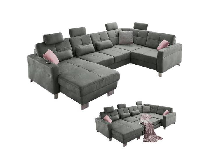 Megapol MP-IN20040 Sofa in U-Form rundum bezogen u. a. mit motorischer Relaxfunktion im Canape Querschläferfunktion Liegefläche echt bezogen Megapol MP-IN20040 Sofa in U-Form rundum bezogen u. a. mit motorischer Relaxfunktion im Canape Querschläferfunktion Liegefläche echt bezogen von Megapol