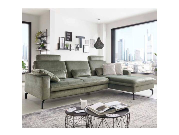 Megapol MP-IN20110 Ecksofa mit manueller Sitztiefenverstellung Querschläferfunktion 2 Kopfstützen sowie einen Steckrücken rundum in Stoff bezogen Megapol MP-IN20110 Ecksofa mit manueller Sitztiefenverstellung Querschläferfunktion 2 Kopfstützen sowie einen Steckrücken rundum in Stoff bezogen von Megapol