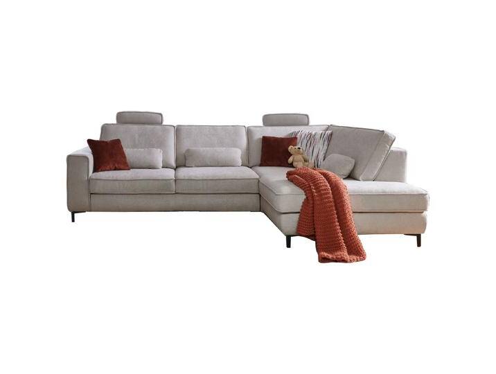 Megapol MP-IN24072 Ecksofa in beigefarbigem Stoff mit verstellbarer Sitztiefe und Querschläfer sowie Stauraum mit besonders legerer Polsterung Megapol MP-IN24072 Ecksofa in beigefarbigem Stoff mit verstellbarer Sitztiefe und Querschläfer sowie Stauraum mit besonders legerer Polsterung von Megapol