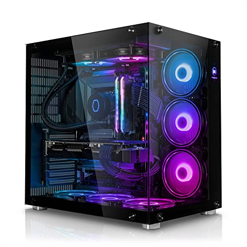 Megaport High End Gaming PC Intel Core i7-13700KF 16-Kern bis 5,40GHz Turbo • Windows 11 • Nvidia GeForce RTX4060Ti • 32GB RAM • 2TB M.2 SSD • Wasserkühlung • WLAN • Gamer pc Computer Gaming rechner von Megaport