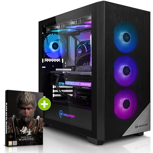 Megaport Gaming PC Maverick Intel Core i7-14700KF 20-Kern bis 5.60GHz Turbo • Windows 11 • Nvidia GeForce RTX 4070 12GB • 32GB 6000 MHz DDR5 • 1TB M.2 SSD • Wasserkühlung • Gamer pc Computer Gaming von Megaport