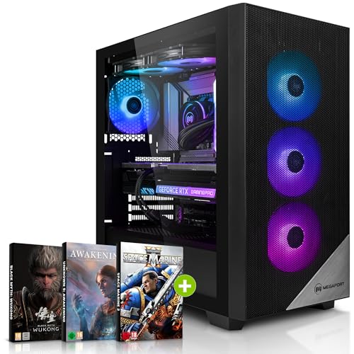 Megaport High End Gaming PC AMD Ryzen 7 7700 • OHNE Betriebssystem • Nvidia GeForce RTX 4070 Super 12GB • 32GB 6000MHz DDR5 • 1000GB M.2 SSD • WLAN • Gamer pc Computer Gaming rechner von Megaport