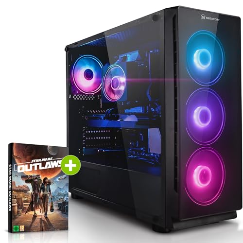 Megaport High End Gaming PC Wolf Intel Core i7-12700F 12-Kern bis 4,90GHz Turbo • Windows 11 • Nvidia GeForce RTX4070Ti • 1TB M.2 SSD • WLAN • Gamer pc Computer Gaming von Megaport