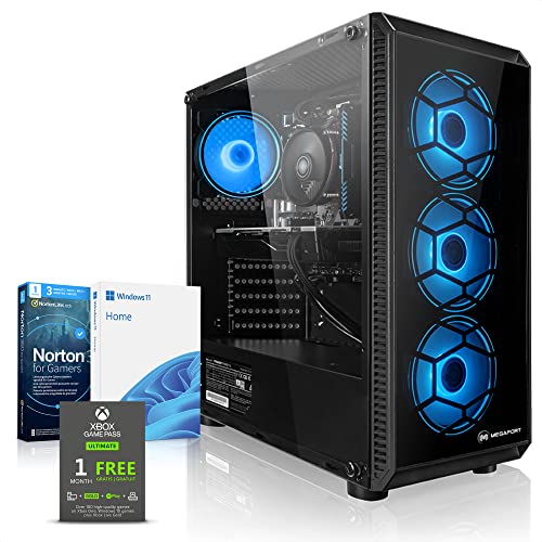 Megaport PC Icarus AMD Ryzen 5 5600 6X 3.50GHz • Windows 11 • Nvidia GeForce GTX1650 • 8GB 3200 MHz DDR4 • 500GB SSD • Gamer pc Computer Gaming rechner von Megaport