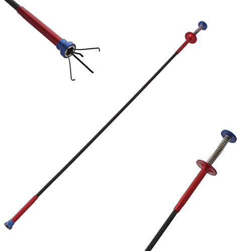 Megaprom 2-in-1 flexibles magnetisches Aufnahmewerkzeug, Magnetstange mit Klauenarm von Megaprom
