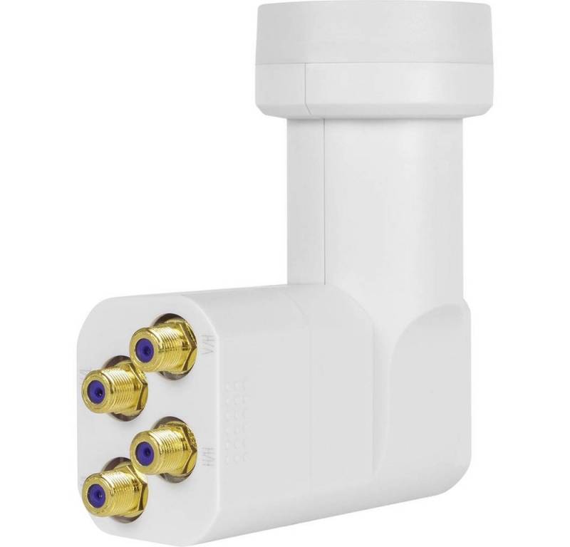 Megasat Quattro-LNB 0401098 Universal-Quattro-LNB (vergoldete Anschlüsse, Wetterschutz) von Megasat