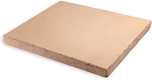 Megashopitalia Casapulla Keks aus Schamottestein für Pizza, Backofen, hergestellt in Italien (L33 x T34 x H2 cm) von Megashopitalia