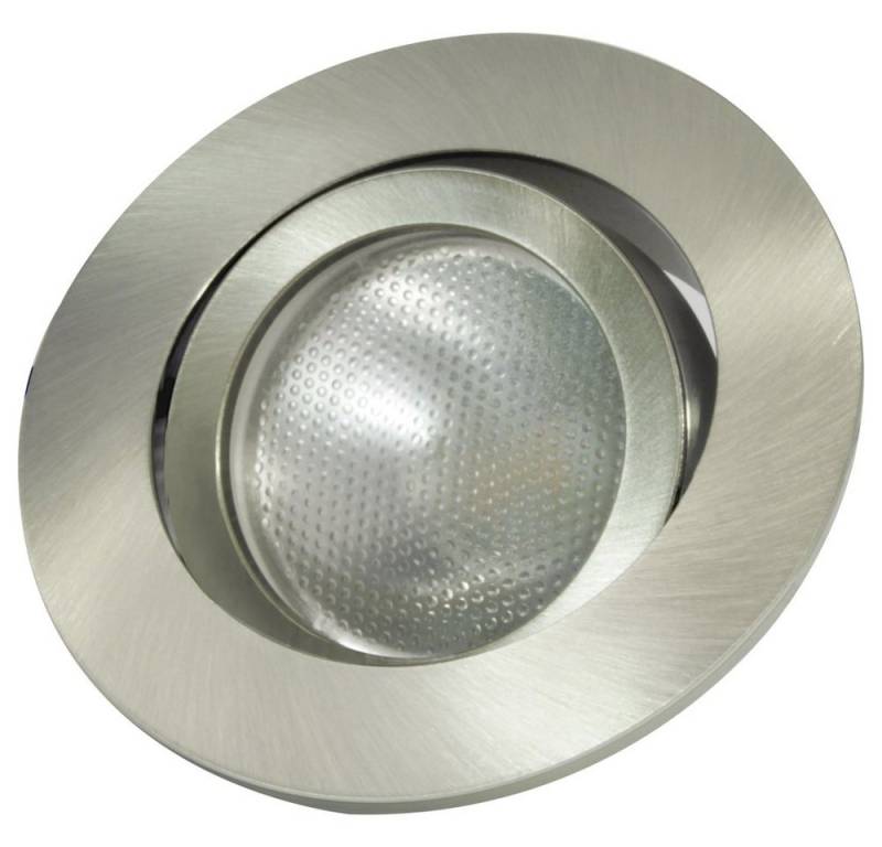 Megatron Einbauleuchte Megatron MT75201 Decoclic Einbauring LED GU10, GU5.3 Eisen (gebürst von Megatron