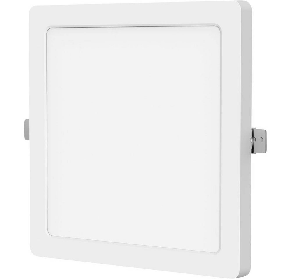 Megatron LED Einbauleuchte LED-Einbaupanel, Leuchtfarbe einstellbar, Dimmbar von Megatron