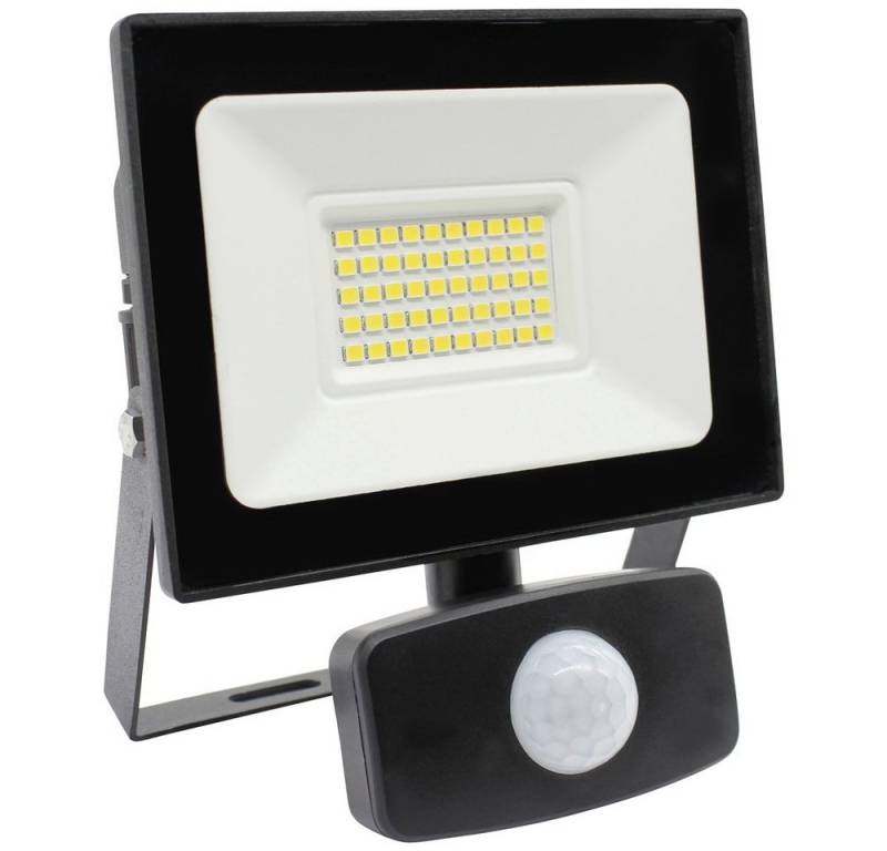 Megatron LED Flutlichtstrahler Megatron ISPOT M PIR MT68031 LED-Außenstrahler mit Bewegungsmelder EEK von Megatron