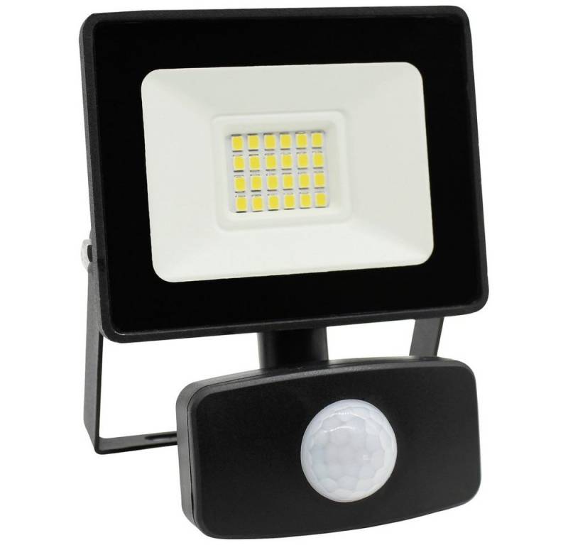Megatron LED Flutlichtstrahler Megatron ISPOT S PIR MT68030 LED-Außenstrahler mit Bewegungsmelder EEK von Megatron