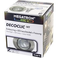 Megatron - MT75403 Einbauleuchte led GU10, GU5.3 6 w Eisen (gebürstet) von Megatron