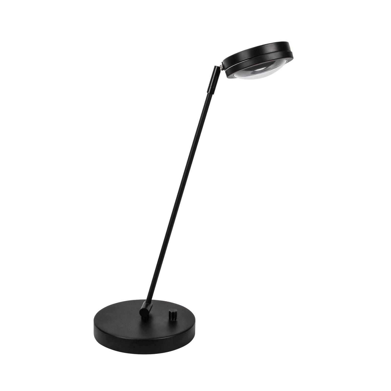 Megatron Ottica LED-Tischlampe mit Dimmer, schwarz von Megatron