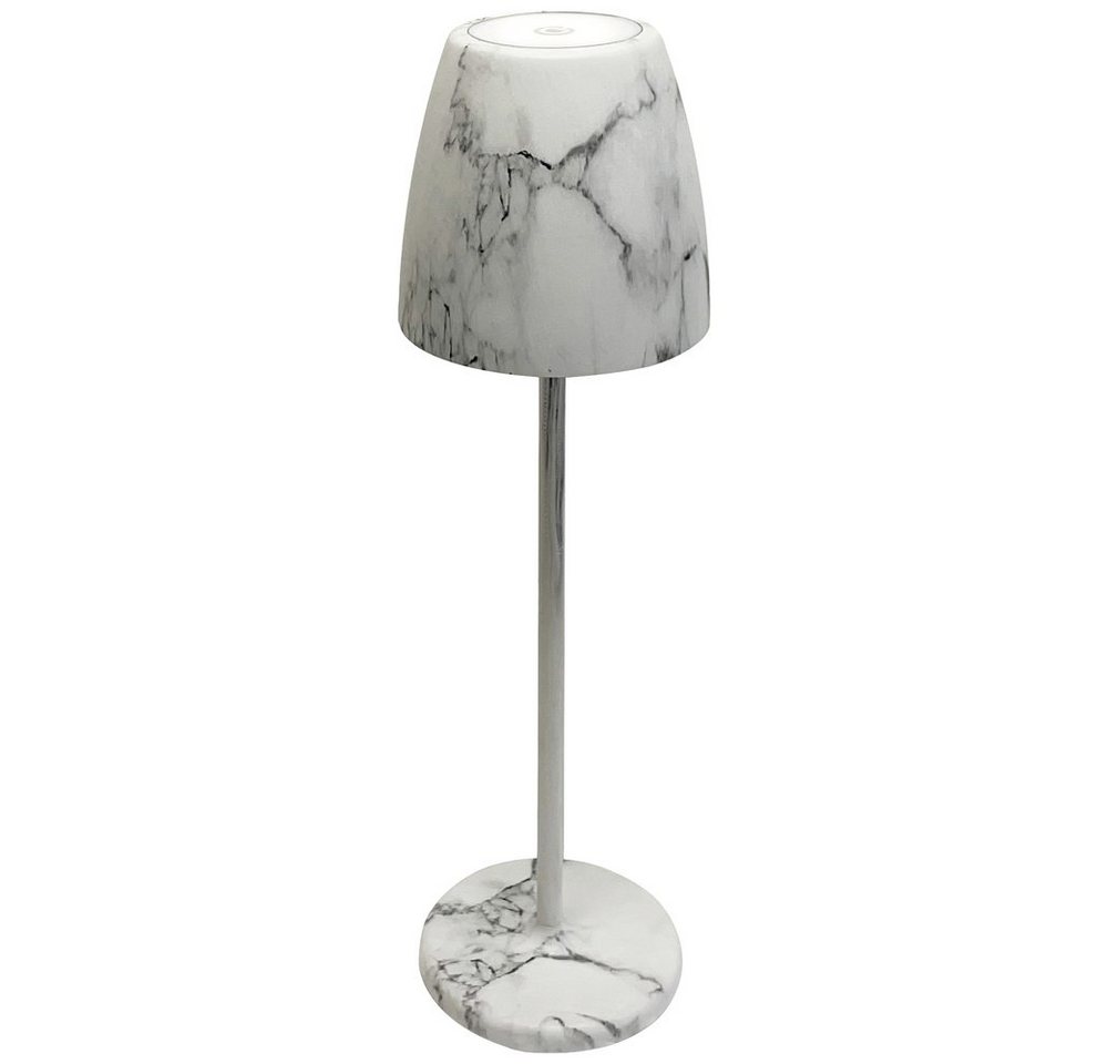 Megatron Tischleuchte Megatron TAVOLA MT68056 Akku-Tischlampe LED 2 W Marmor-Grau von Megatron
