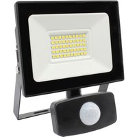 Megatron - ispot m pir MT68031 LED-Außenstrahler mit Bewegungsmelder eek: d (a - g) 18 w Neutralweiß von Megatron