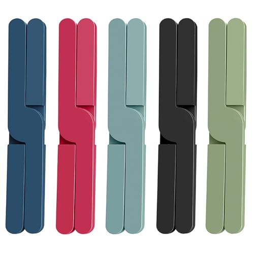 Faltbare Silikon-Untersetze, 5 Stücke Topf Untersetzer Zusammenklappbar, 20 * 3.2cm Silikon Topfuntersetzer Hitzebeständig, Heißer Topf Halter für heiße Gerichte(5 Farben) von Megcdtr