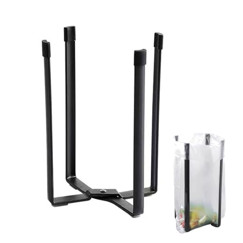 Megcdtr Abtropfgestell Flaschen, 21 * 13cm Flaschen Abtropfständer, Flaschenständer zum Abtropfen, Flaschenabtropfgestell für 4 Flaschen Faltbar MehrzweckstäNder Die KüChe Werden(Schwarz) von Megcdtr
