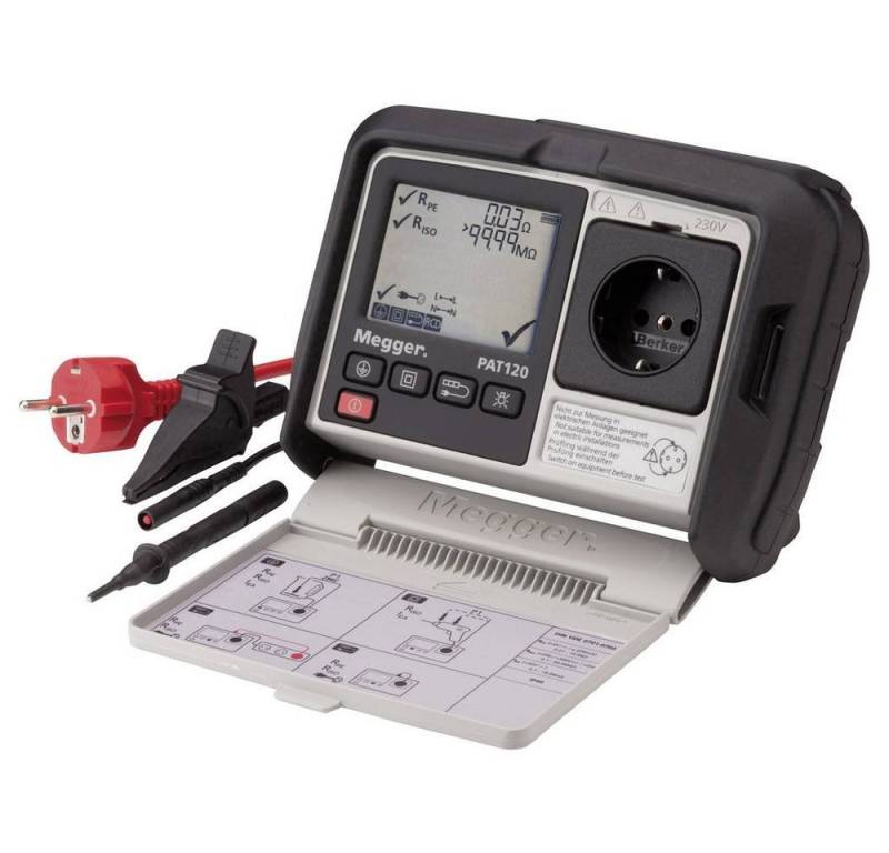 Megger Multimeter PAT120, Gerätetester nach DIN VDE 0701-0702, BGV von Megger