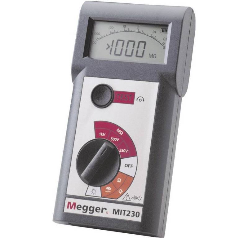 Megger Multimeter das handliche Isolations- und Durchgangsmessgerät MIT230-EN von Megger