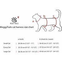 Verstellbares Katzengeschirr, Ausbruchsicheres Sicherheits-Abenteuer-Katzengeschirr, Leichtes Und Komfortables Katzentrainingsgeschirr von MeggyTrails