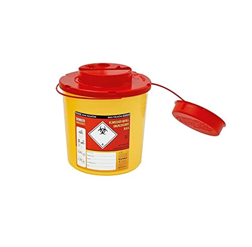 Megro GmbH & Co. KG Kanülenabwurfbehälter Safe-Box 1,5 Ltr., 1St von Megro GmbH & Co. KG