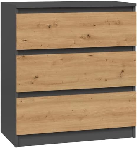 Topeshop M3 ANTRACYT/Artisan Chest of Drawers von TOP E SHOP