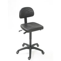 HEMMDAL Arbeitsdrehstuhl Easy Polyurethan, Sitzhöhe 450-650 mm, Kunststoffbasis, Rollen HEMMDAL Arbeitsdrehstuhl Easy Polyurethan, Sitzhöhe 450-650 mm, Kunststoffbasis, Rollen von HEMMDAL
