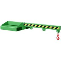 RR-Industrietechnik® Lastarm Typ RLA, Tiefe 1.500 mm, TK 550 2.500 kg, RAL 6018 gelbgrün von RR-Industrietechnick