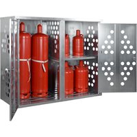LaCont Gasflaschenschrank für Propangasflaschen, BxTxH 1710 x 720 x 1435 mm von LaCont