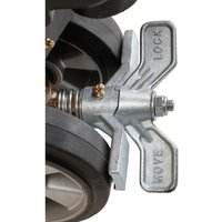 Feststellbremse für Jungheinrich™ Edelstahl-Hubwagen AM I20 + AM I20p, für Polyurethan-Lenkräder von Jungheinrich
