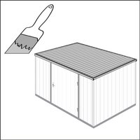 Mehrpreis Dachoberflächenlackierung für MC XXL, Raumcontainer und Sanitärcontainer, 3 m lang von Säbu