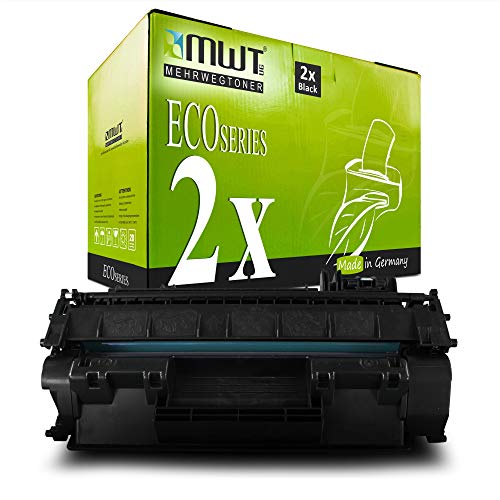 2X MWT Toner kompatibel für Canon Laserbase MF 3110 3112 3220 3222 3240 5630 5650 5730 5750 5770 ersetzt 8489A002 EP27 von Mehrwegtoner